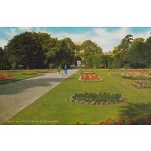 Abbey Gardens Bury St Edmunds 1970s Postcard