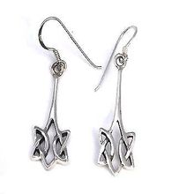 Sterling Silver Celtic Filigree Dangle Earring