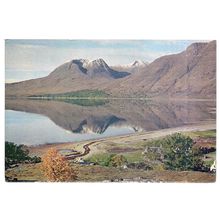 BEINN ALLIGAN & LOCH TORRIDON, Wester Ross unused postcard J.Arthur Dixon 3585 =