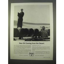 1963 Sinclair Oil Ad - New Oil Coming From The Desert