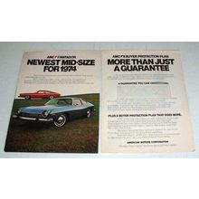1974 AMC Matador Coupe Car Ad - Newest Mid-Size!