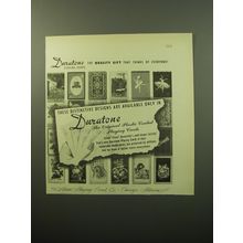 1950 Arrco Playing Card Co. Duratone Playing Cards Advertisement