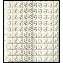 Henry Clay Sheet of 100 - 3 Cent Postage Stamps Scott 1846