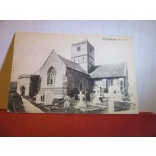 OLD CHURCH, CLEVEDON, SOMERSET used antique postcard Peacock Series =