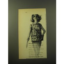 1960 Lord & Taylor Page Boy Dress Ad - What if he's a girl?