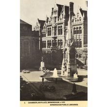 Chamberlain Place Birmingham in 1951 Rare Photo Postcard