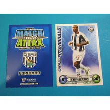 Sherjill MacDonald - West Bromwich Albion - Match Attax 2008/09 Football Card