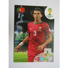 PEPE - Portugal - 2014 Panini Adrenalyn XL Brazil World Cup (ef1)