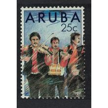 Aruba New Year Dande Musicians Violin Tambour 1989 MNH SG#71