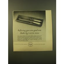 1961 Carvel Hall Vogue Carving Service Advertisement - good taste