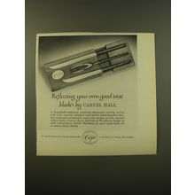 1961 Carvel Hall Woodlawn Carving Service Advertisement - your own good taste