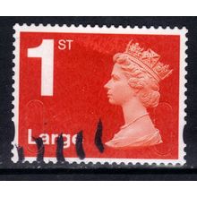 GB 2015 QE2 1st Large Letter Machin used SG U3002 No code ( F1261 )