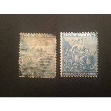 ICOLLECTZONE Cape of Good Hope 17, 17a F/VF used