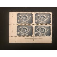 ICOLLECTZONE Canada 372 Plate Block VF NH