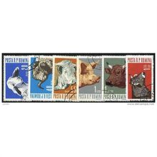 1962 6 different values - #2224 cancelled