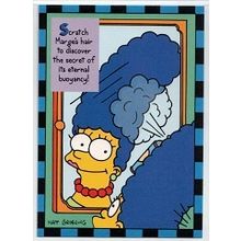 SIMPSONS series 2 ' SMELL O RAMA card # 1 Marge Simpson ' ( 1994 )