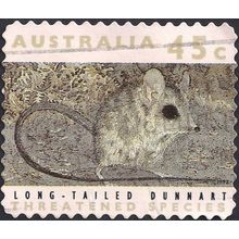 AUSTRALIA, MAMMALS, Long-tailed Dunnart, brown 1992, 45c