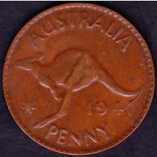 1941 Y. Australia 1 Penny Coin