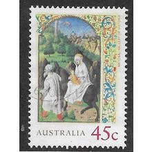 AUS 2001 45c 'CHRISTMAS' FINE USED (EBID68-213)