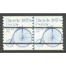 1901a 5.9c Bicycle Fine MNH Dry Gum CNP Left 3 V0617