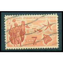 Used C55 7c Hawaii Statehood Fine WA0626