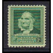 874 1c John Audubon Fine MNH KA3350