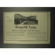 1919 Briarcliff Lodge Ad - Open till November