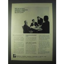 1966 Merrill Lynch Ad - Many Insurance Companies