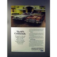 1973 Lincoln Continental Mark IV, Town Car Ad!