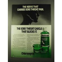 1975 Chloraseptic Antiseptic Ad - The Nerve