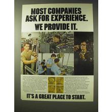 1979 U.S. Military Ad - Experience We Provide It