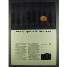 1978 Leica R3 Camera Ad - Captures Life