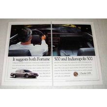 1995 Chrysler LHS Car Ad - Fortune 500 Indianapolis 500