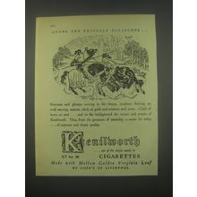 1949 Kenilworth Cigarettes Ad - the princely pleasures