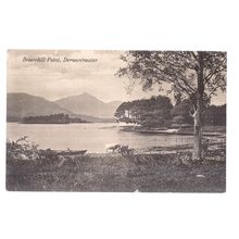 BROOMHILL POINT, DERWENTWATER, CUMBRIA used antique postcard. Clark's series, Ke
