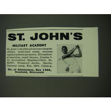 1956 St. John's Military Academy Ad