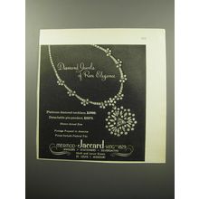 1951 Mermod Jaccard King Jewelry Ad - Diamond Jewels of Rare Elegance