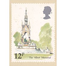 London Albert Memorial PHQ Postcard