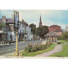 Painting Painters Art Shop Handy Crafts Hurstpierpoint Sussex 1970s Postcard