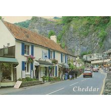 Tea Rooms Cafe Cheddar Somerset Kodak Walls Ice Cream Postcard