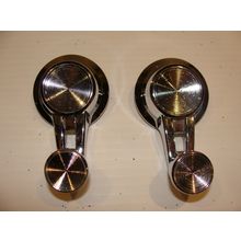 1961 62 63 64 GM OLDSMOBILE VENT CRANK HANDLES OEM 4304449 CHROME KNOB