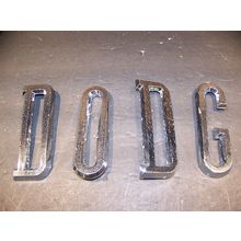 1964 - 1970 DODGE A100 A108 EMBLEMS OEM #2501721 2501722 2501723