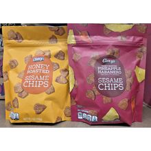 Clancy's Sesame Chips Honey Roasted & Pineapple Habanero 7oz 198g (2 Bags)