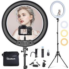 21Inch Ring Light with Tripod and Phone Holder, 3000K-6000K Dimmable Bi-Color LE