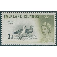 Falkland Islands 1960 3d black & olive SG197 unused