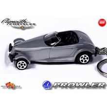 HTF RARE KEYCHAIN SILVER PLYMOUTH PROWLER CUSTOM Ltd Ed.