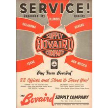 bovaird supply company 1953 service dependability quality vintage ad