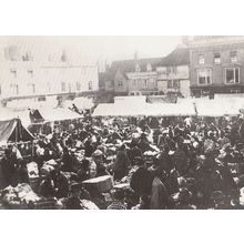 Plait Clothes Victorian Market Traders Place Hitchin Hertfordshire Rare Postcard