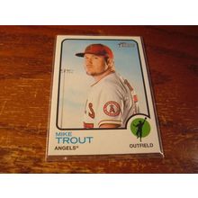 2022 Topps Heritage, 1973 Style, MIKE TROUT, Angels, #100