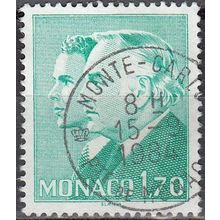 Monaco 1984 Michel 1646 O Cote (2008) 0.80 € Princes Rainier III & Albert